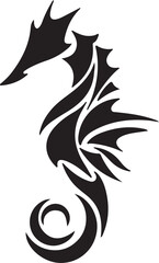 Horse fish vector 