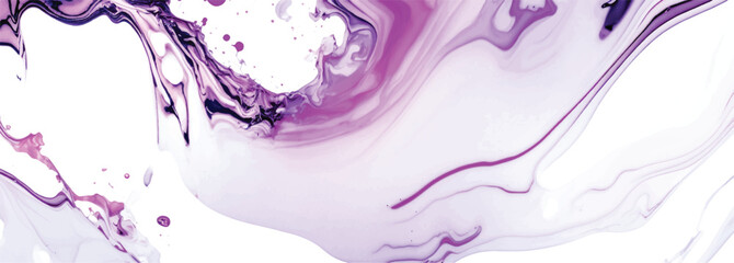 Fototapeta premium Abstract fluid paint surface. Abstract colorful illustration. Texture of marble. Panoramic vector illustration. 