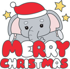 Cute Elephant vector icon. Funny baby Elephant animal series stock illustration. Life of fluffy Elephant designs.