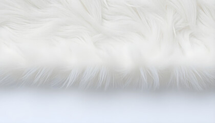 Obraz premium close up of a white fur texture