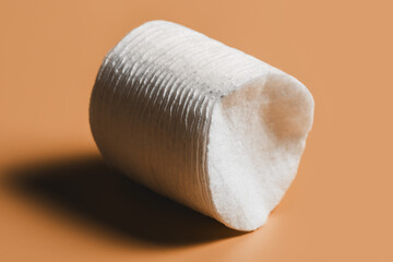 Cotton sponges for cleansing the face and body.