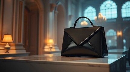 Fashionable Tri-Color Designer Handbag with Metallic Details – Contemporary Render for E-Commerce