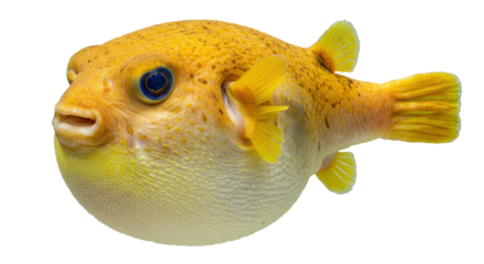 Isolated Pufferfish