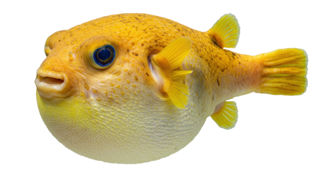 Isolated Pufferfish