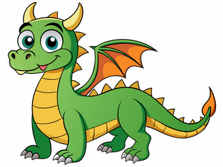 Obraz premium Cute Dragon