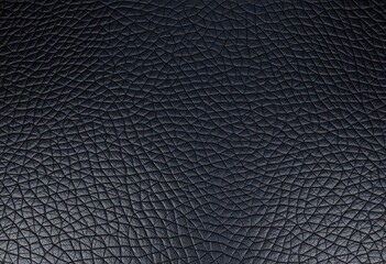 Deeply textured black leather surface, showing age and patina, close-up, premium