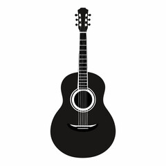 Obraz premium acoustic guitar vector illustration