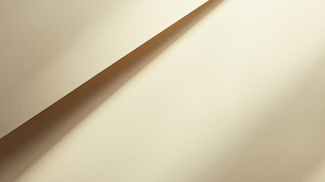 Minimalist White Wall with Shadow - Interior Design Concept