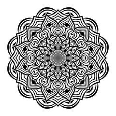 Tranquil Mandala Background Design: A Harmony of Art and Balance