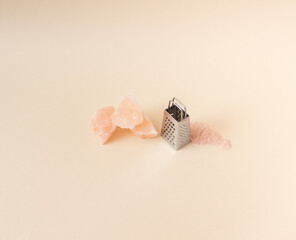 Grater and salt