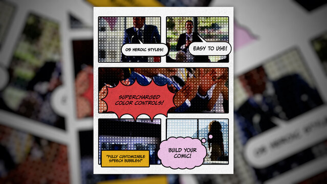Comic Halftone Slideshow