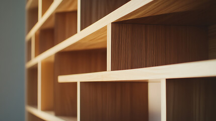 Carpenter crafting custom bookshelves for living room. Featuring bookshelf construction