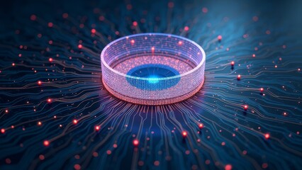 Luminous Circular Technology Diagram