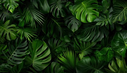 Fototapeta premium Lush tropical leaves