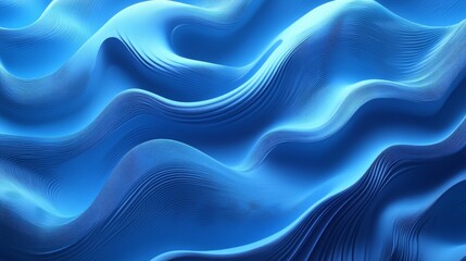Obraz premium Abstract Blue Wavy Background Texture