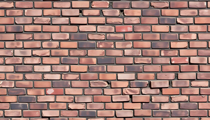 ultra-detailed seamless brick wall tile texture. with white shades