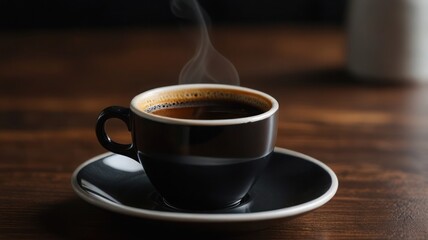 Fototapeta premium cup of coffee on the table