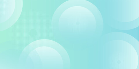 Minimalist banner background. Green and blue gradations.Circle geometric background. Simple design. Vector. EPS 10