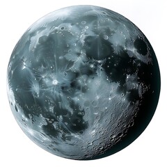 A detailed image depicting the surface of the earths moon