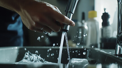 Plumber replacing a sink drain pipe. Featuring plumbing repair and leak prevention