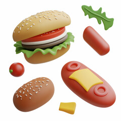 Crisp and Clean 3D Food Icon Pack