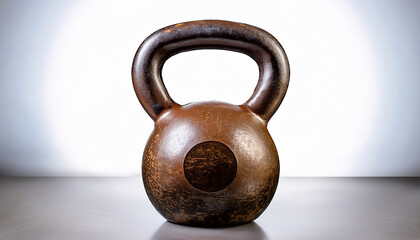Kettlebell, dumbell - isolited on withe background