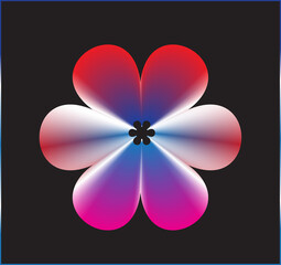 Fototapeta premium abstract flower vector illustration