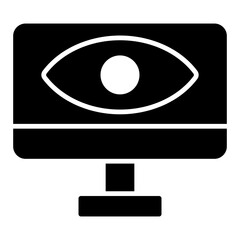 Computer Vision Glyph Icon Style