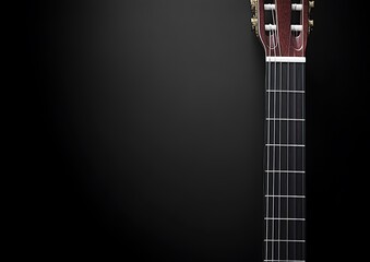 Classical Guitar Neck Close-up