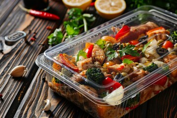 catering food plastic box