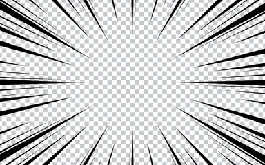 Obraz premium Pop art comic book background. Vector halftone illustration.