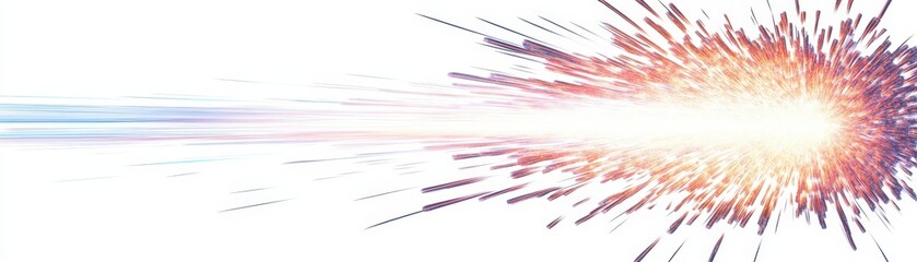 Obraz premium A vibrant burst of light radiates in the air, illuminating the surrounding space with dazzling colors, creating a magical atmosphere filled with energy and wonder.
