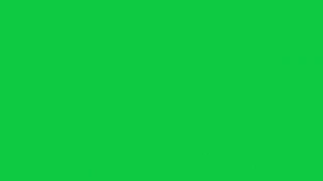 A green screen filled with minimal abstract shapes and flowing lines, ideal for dynamic educational content creation and video overlays.