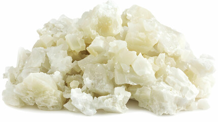 Pile Of Crumbs On White Background