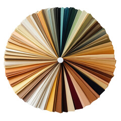 Color Wheel Swatches on transparent background