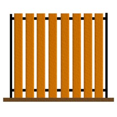 Wooden railing. Railing vector. railing on white background. wallpaper. free space for text. copy space.