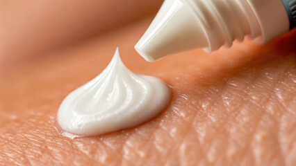 Moisturizing cream is applied to scalp and skin to combat fungus and promote healthy hydration