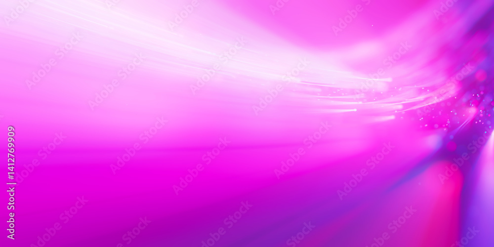 Poster closeup of bigdata light speed flow. abstract digital data stream of quantum computing. cyberspace o