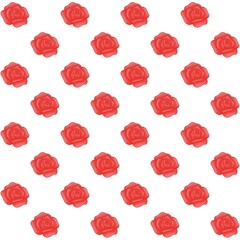 Red rose pattern background, plaid pattern, suitable for use as wallpaper, backdrop, postcard, back