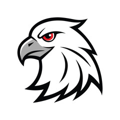 griffin head mascot logo vector art illustration