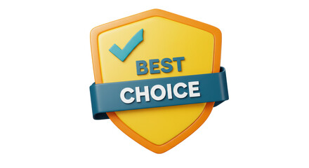 Isolated Best Choice Badge