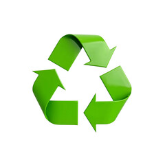 A recycling symbol vector icons isolated on white background 