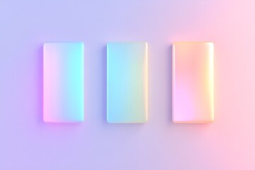 Vibrant flat ui toggle switch design with gradient colors for modern interfaces