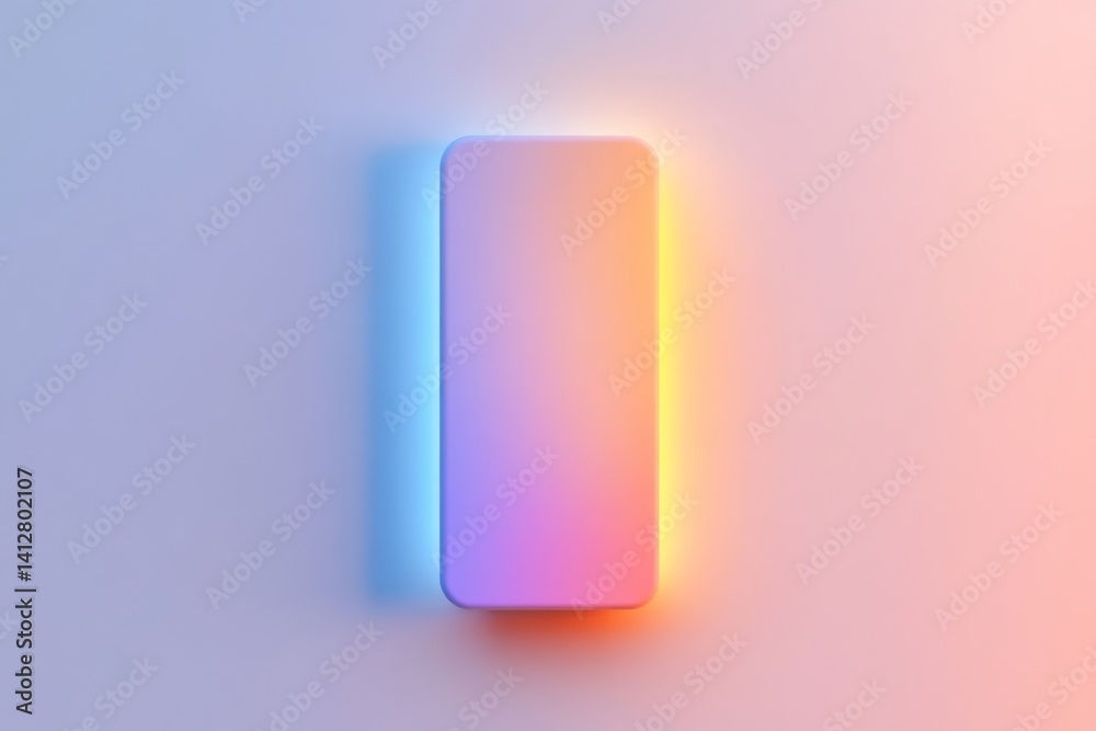 Poster vibrant colorful ui toggle switch design for modern interfaces