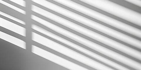 The image features soft, diffused light casting striped shadows on a smooth surface, creating a minimalist and serene atmosphere.