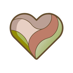 heart shaped chocolate