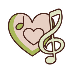 golden heart with a ribbon