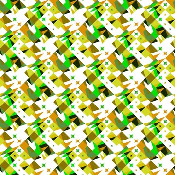 Seamless mosaic pattern background - seamless loop video
