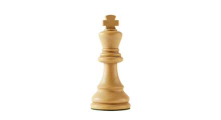 Isolated Chess King Piece