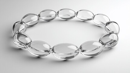 Elegant Crystal Bead Bracelet Minimalist Design